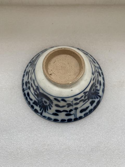 古玩陶瓷清中期花卉紋青花碗拍賣,當前價格680元