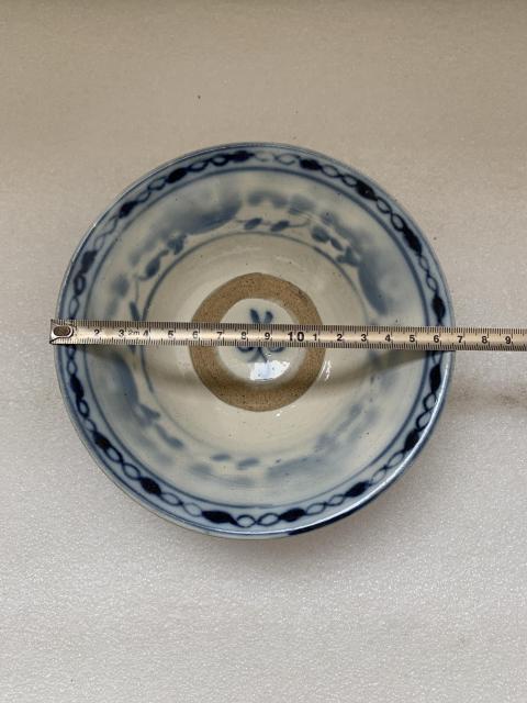 古玩陶瓷清中期花卉紋青花碗拍賣,當前價格680元