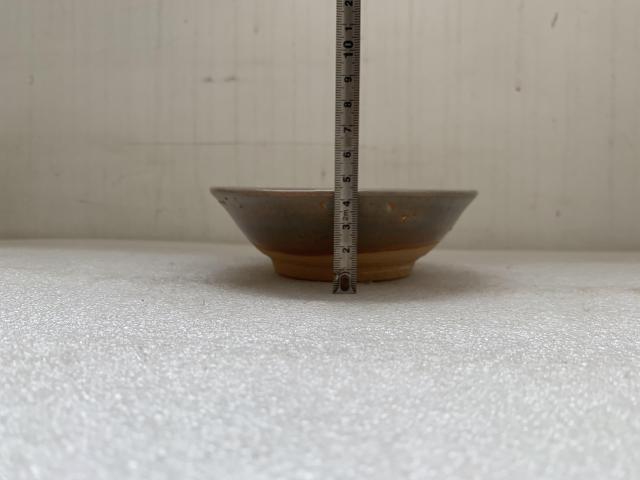 古玩陶瓷明末清初澀圈圈足疊燒工藝碗拍賣,當前價格298元