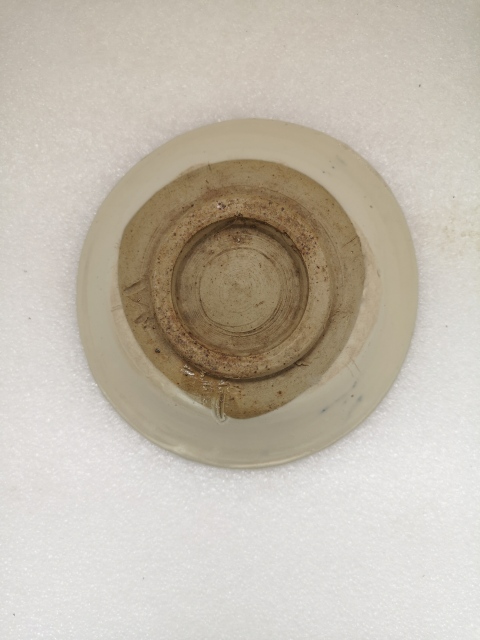 古玩陶瓷清早期磁州窯青花碗拍賣，當前價格450元