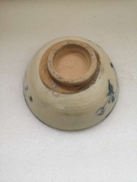 古玩陶瓷清早期磁州窯青花碗拍賣，當前價格450元