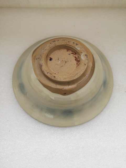 古玩陶瓷清早期磁州窯青花碗拍賣,當前價格550元