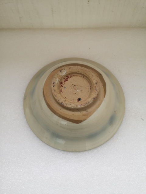 古玩陶瓷清早期磁州窯青花碗拍賣,當前價格550元