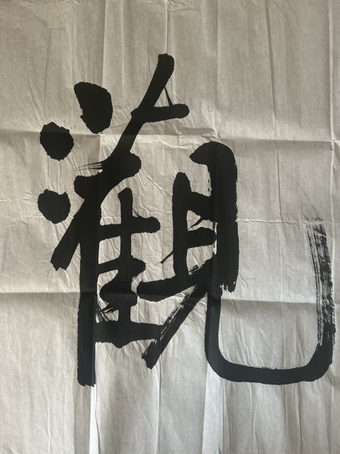 古玩字畫王銀生書法《靜觀》拍賣,當前價格248元