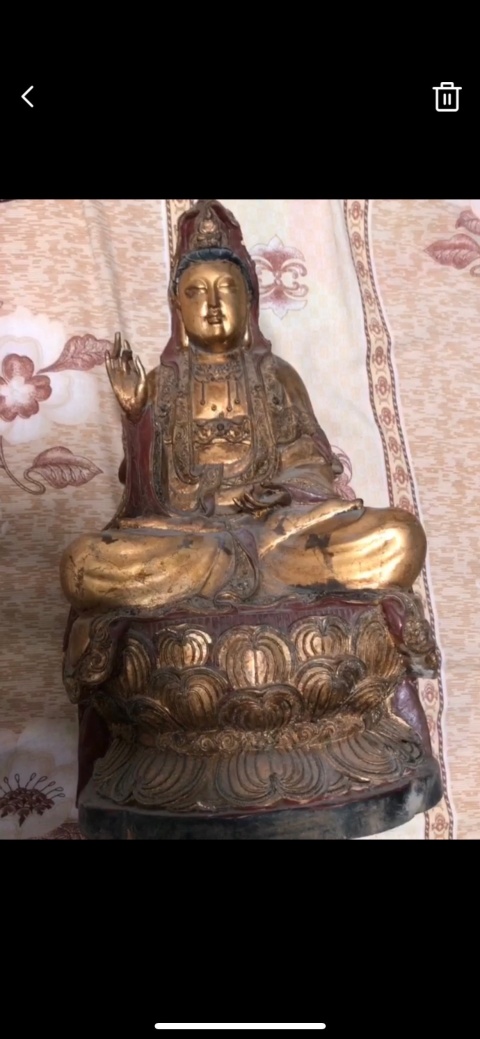 古玩雜項觀音像拍賣,當前價格2000元