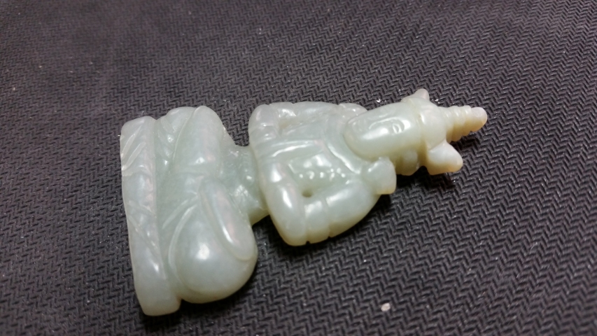 古玩玉器和田玉雕“密宗佛像”擺件拍賣,當前價格428元