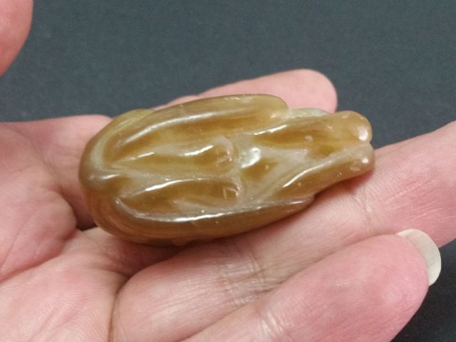 古玩玉器和田玉雕“瑞獸”把件拍賣，當(dāng)前價格680元
