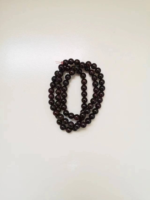 古玩玉器天然石榴石珠串拍賣,當前價格398元
