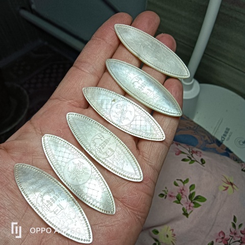 古玩雜項(xiàng)晚清民國(guó)螺鈿籌碼錢(qián)拍賣，當(dāng)前價(jià)格1150元