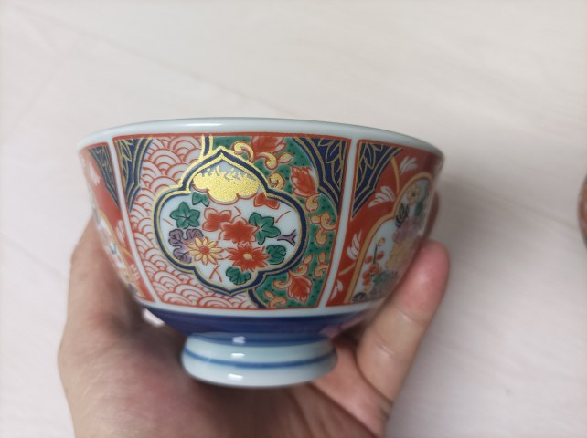 古玩陶瓷青花五彩碗拍賣，當前價格180元