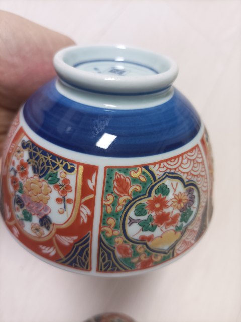 古玩陶瓷青花五彩碗拍賣，當前價格180元