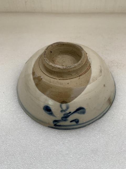 古玩陶瓷磁州窯花卉紋碗拍賣,當前價格450元