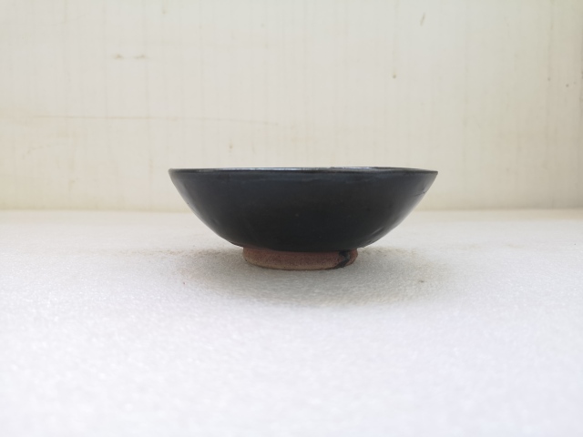 古玩陶瓷明末清初黑釉澀圈圈足碗拍賣，當(dāng)前價(jià)格198元