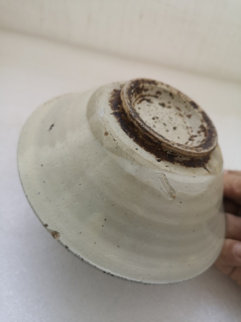 古玩陶瓷磁州窯花卉紋碗拍賣,當前價格450元