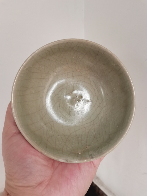 古玩陶瓷明代龍泉窯碗拍賣,當前價格0元