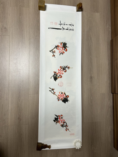 古玩字畫王洪軍《花卉》拍賣，當(dāng)前價(jià)格1278元