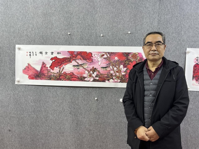 古玩字畫(huà)大紅袍畫(huà)家李煥輝《紅云金鱗》拍賣(mài)，當(dāng)前價(jià)格1488元