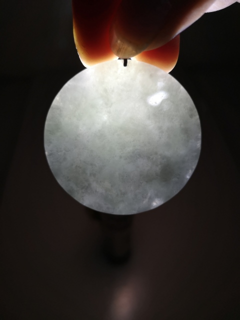 古玩玉器天然翡翠雕“千手觀音”牌拍賣,當前價格450元
