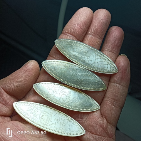 古玩雜項(xiàng)晚清民國(guó)螺鈿籌碼錢(qián)拍賣，當(dāng)前價(jià)格1150元