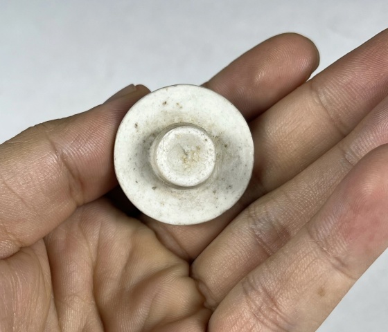 古玩陶瓷清代青花龍穿花紋蓋罐拍賣，當前價格2800元