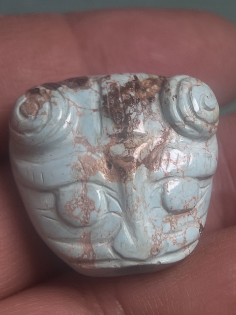 古玩玉器漢代饕餮紋佩拍賣，當前價格15800元