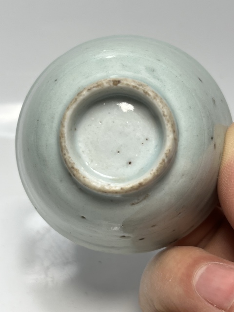 古玩陶瓷豆青釉杯拍賣,當前價格0元