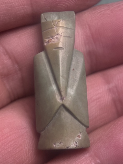 古玩玉器漢代綠松石翁仲拍賣，當前價格16800元