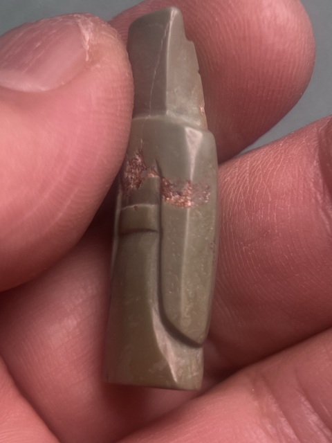 古玩玉器漢代綠松石翁仲拍賣，當前價格16800元