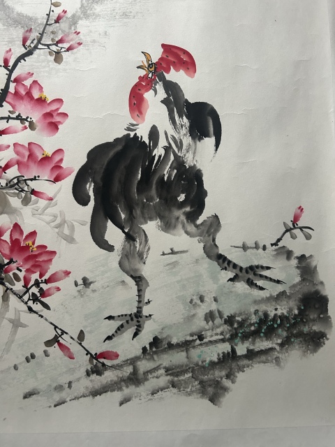 古玩字畫李玉夕老師《報春圖》拍賣,當(dāng)前價格398元