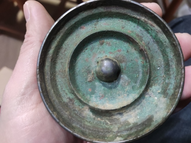 古玩銅器唐代旋紋鏡拍賣，當前價格3688元