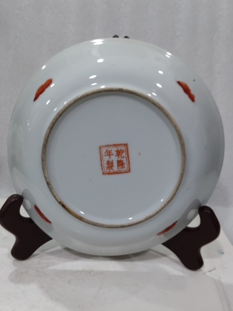 古玩陶瓷無雙譜粉彩盤拍賣,當前價格680元