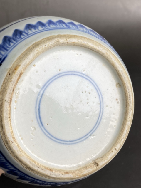 古玩陶瓷青花花卉紋罐拍賣，當前價格3888元