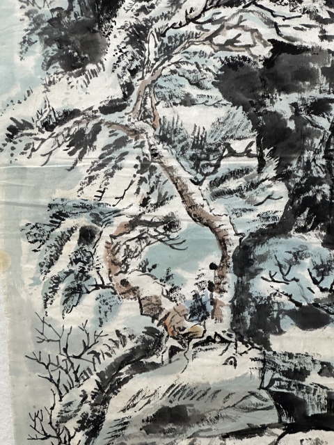 古玩字畫陳蓮春的作品《朔風銀裝》拍賣,當前價格155元