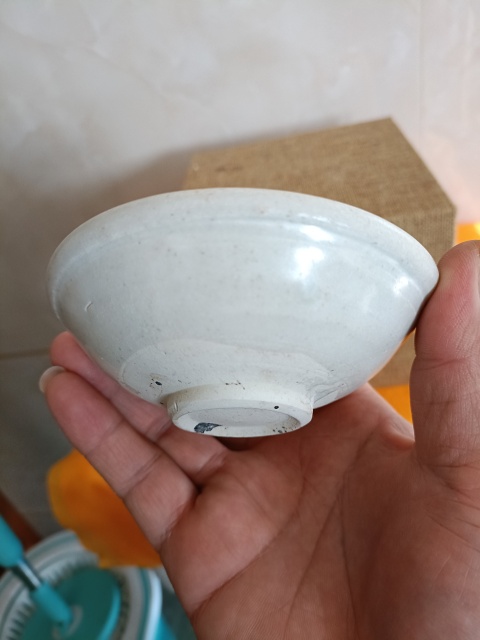 古玩陶瓷五代十國邢窯白瓷唇口盞拍賣，當前價格6800元