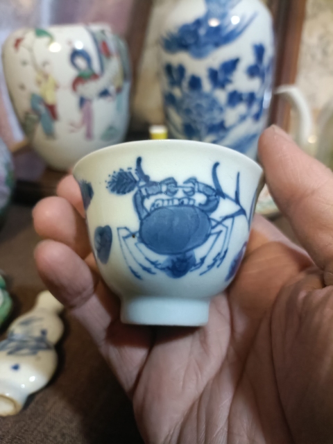 古玩陶瓷青花三甲傳臚杯拍賣,當前價格3888元