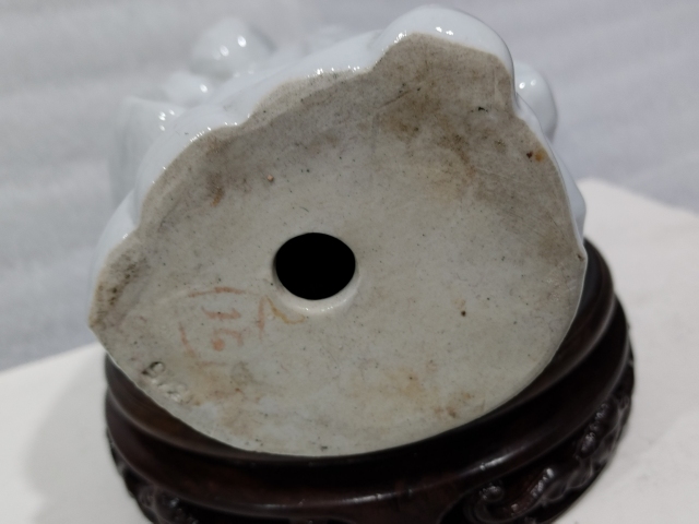 古玩陶瓷白釉壽星人物塑像拍賣,當前價格680元