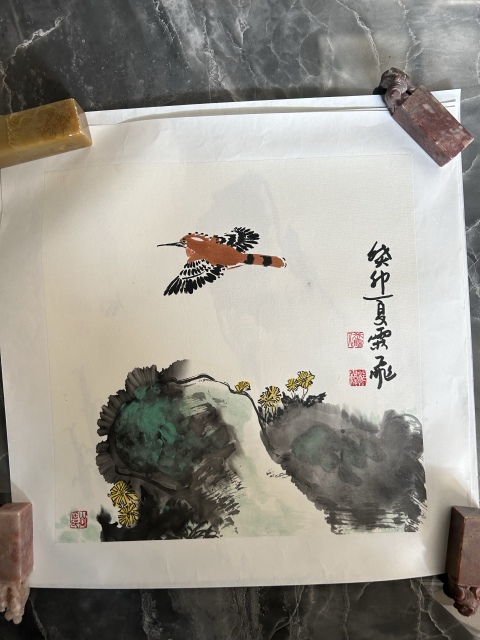 古玩字畫郭霖飛《花鳥》拍賣,當前價格298元
