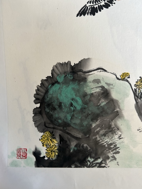 古玩字畫郭霖飛《花鳥》拍賣,當前價格298元