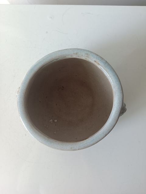 古玩陶瓷漳州窯雙鋪首香爐拍賣，當前價格3600元