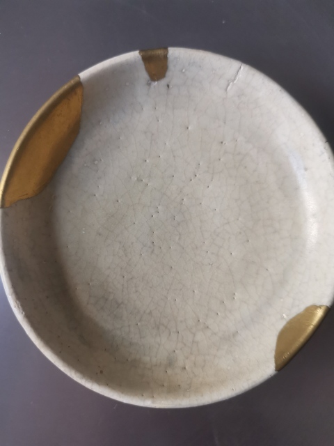 古玩陶瓷哥釉淺盤拍賣，當前價格777元