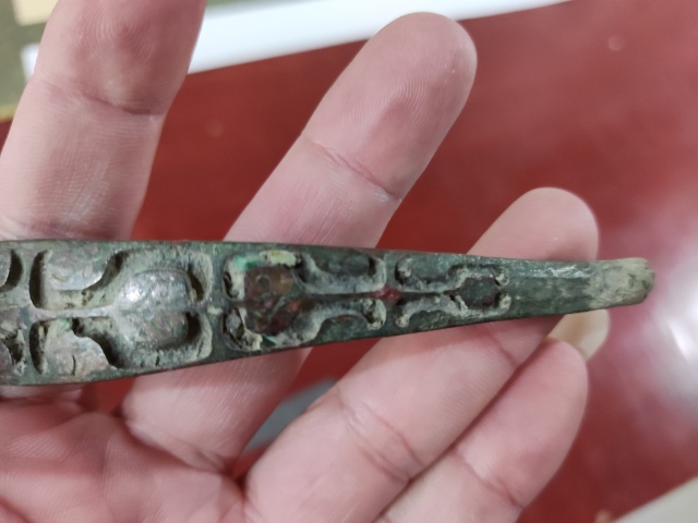 古玩銅器****帶鉤(2個)斷粘拍賣,當前價格980元