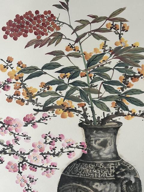 古玩字畫安徽畫院副院長孔小瑜精品拍賣，當前價格14800元