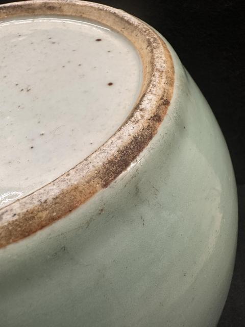 古玩陶瓷豆青釉 罐拍賣,當前價格3500元
