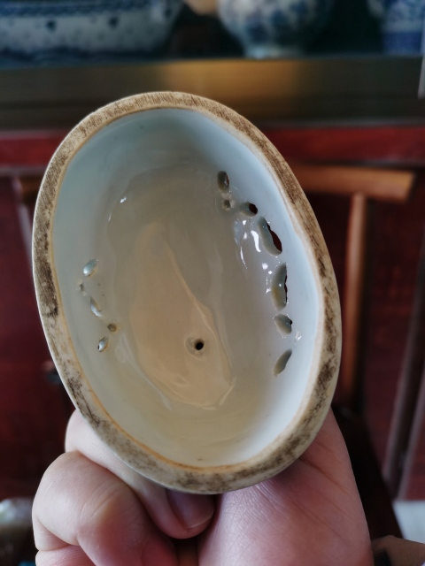 古玩陶瓷【精美香爐】晚清民國青花五彩香薰爐拍賣，當前價格12600元