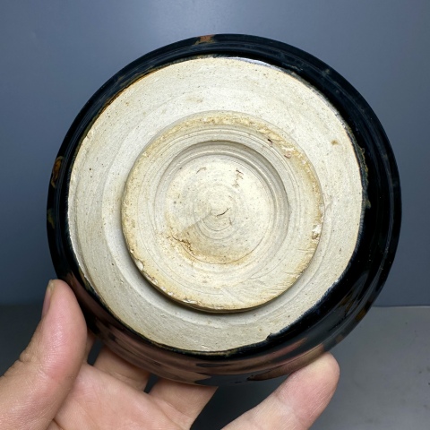 古玩陶瓷磁州窯黑釉茶盞拍賣,當前價格5000元