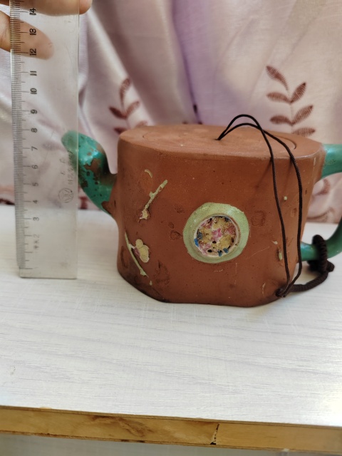 古玩雜項清代大名家榮卿泰文鼠印款紫砂壺拍賣，當前價格16666元