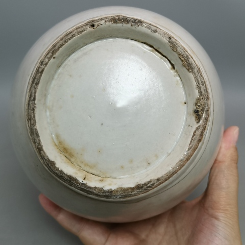 古玩陶瓷晚清民國花卉紋青花瓶拍賣,當前價格10000元
