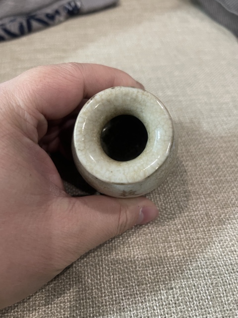 古玩陶瓷哥釉水盂拍賣,當前價格1500元