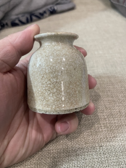 古玩陶瓷哥釉水盂拍賣,當前價格1500元