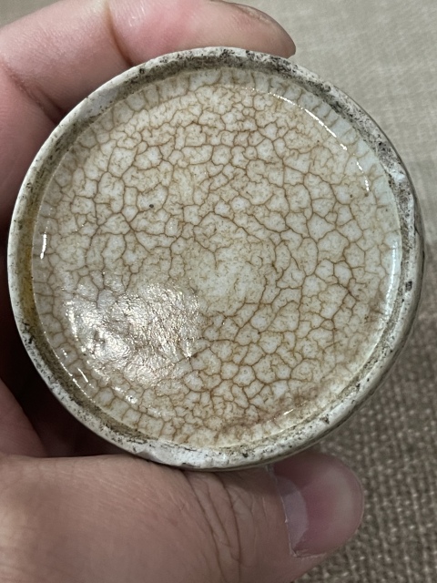 古玩陶瓷哥釉水盂拍賣,當前價格1500元